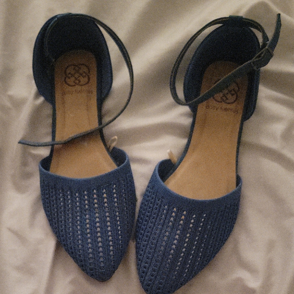 Daisy Fuentes Blue Sandals - Picture 1 of 2